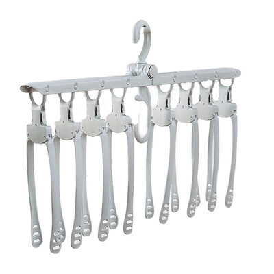 

Multi-function Cloth Storage Rack Folding Cloth Drying Rack Clothes Rotating Organizer Cloth Hanger