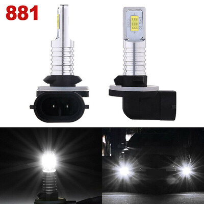 

Fog Lights Headlight Driving Bulbs DRL 6000K White HighLow Beam 2x 881 LED New