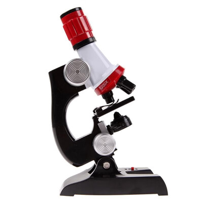

Microscope kids educational microscope kit science lab colorful 100-1200x toy home school