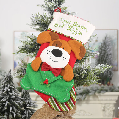 

Tailored Christmas Decoration Christmas Socks Pendant Creative New Gift Bag Hanging