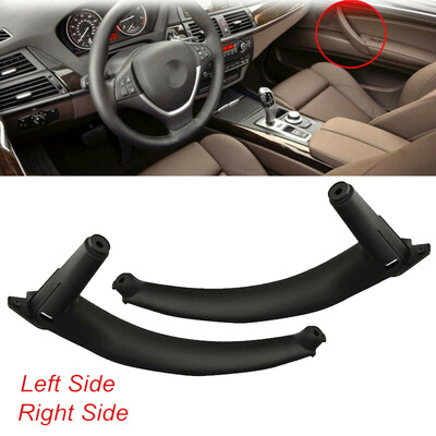 

RightLeft Rear Inner Door Handle Pull Trim Cover Black For BMW X5 E70 Replaces