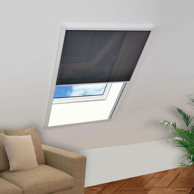 

Plisse Insect Screen for Windows Aluminum 472"x472
