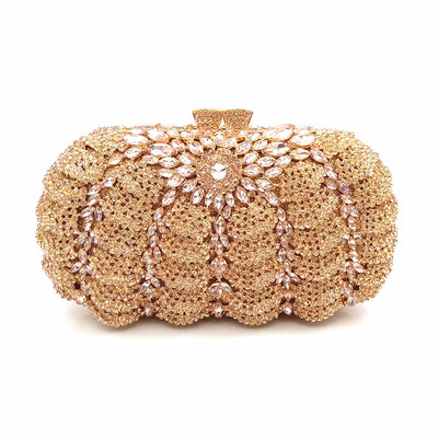 

Elegant diamonds bag evening party rhinestone hollow out clutches women crystal purses bridal wedding party clutches