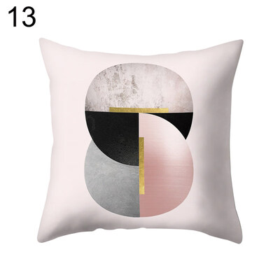 

Geometric Round Triangle Pillow Cover Cushion Case Car Sofa Bedroom Hotel Decor
