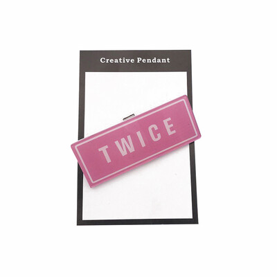 

KPOP BLACKPINK TWICE EXO GOT7 NCT X1 Badge PVC Brooch Pin Fans Souvenir Gift