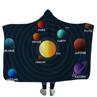 

Wearable Plush Hooded Blanket For Adults Kids Watching TV Reading Winter Warm Wearable Fleece Hoodie Throw Blankets