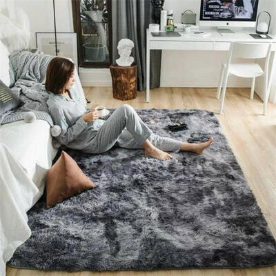 

Plush Soft Carpet Faux Fur Area Rug Non-slip Floor Mats Different Sizes For Living Room Bedroom Home Decoration Supplies