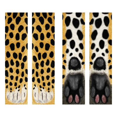 

New Unisex Cycling socks basketball socks yoga sports 3d printed animal foot hoof socks running outdoor sports