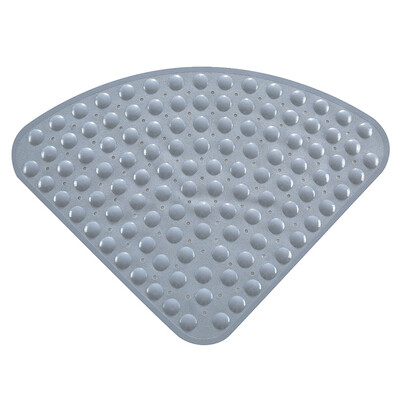 

1PCS PVC fan-shaped 54X54cm triangle anti-slip mat Bathroom foot pad shower mat
