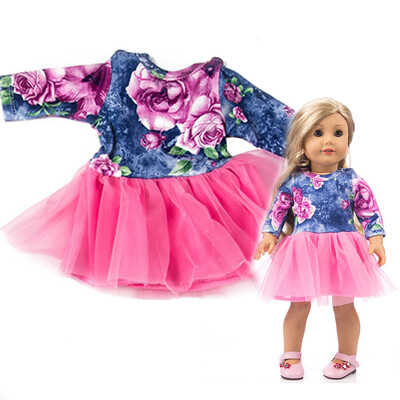 

〖Follure〗Beautiful Yarn Dress For 18 Inch American Doll Accessory Girls Toy