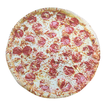 

Toponeto Comfort Food Creations Pizza Wrap Blanket Perfectly Round Hamburger Throw