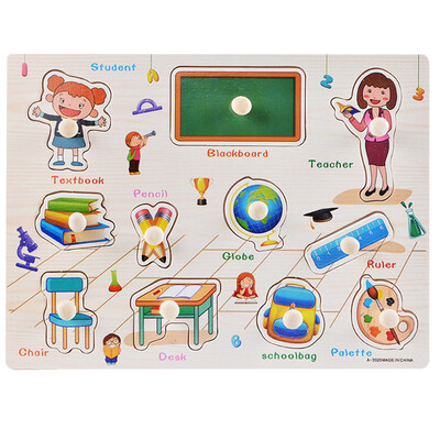

YIWULAWooden Puzzle Educational Developmental Baby Kids Training Toy