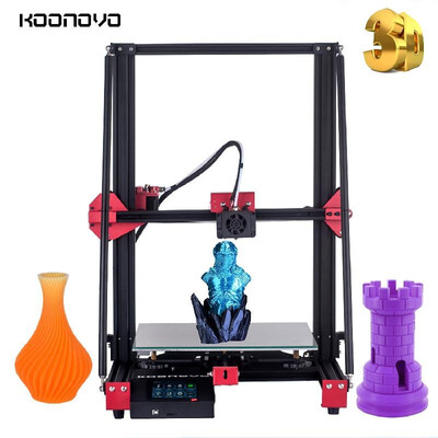 

KOONOVO JH30 High Precision 3D Printer DIY Kit Silent Print with 35 Inch Full Color TouchScreen All-Metal Extruder Resume Printin