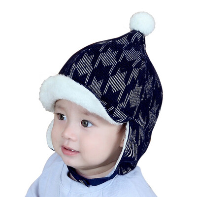 

High Quality Baby Girls Boys Autumn Winter Warm Solid Hats New Hot Sale Kids Children Soft Plush Clothing Casual Caps
