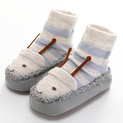 

Baby Toddler Cartoon Non-Slip Cotton Floor Socks Baby Toddler Shoes Leather Socks Soft Bottom Non-Slip Cotton Children Socks