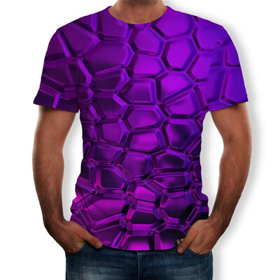 

Toponeto Mens 3D Printed Funny Round Neck Short Sleeves Fashion T Shirt Blouse Tee