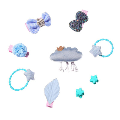 

New Fashion Crown Childrens Hair Clip Hair Accessories Gift Set Cartoon Series Girls Hair Clip Cute Bow Headwear