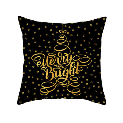 

Merry Christmas Happy New Year Pillowcase Decoration Pillow Cover for Home Decoration Cushion Xmas Gift 4545cm