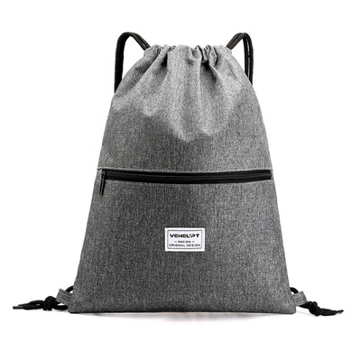 

Tailored Fashion Unisex Waterproof Zipper Bundle Rope Travel Sport Backpack School Bags