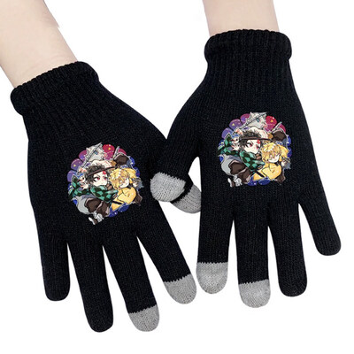 

Winter Knit Gloves Warm Thermal Soft Elastic Anti-Slip Glove
