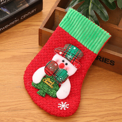 

Tailored Christmas Stockings Socks Santa Claus Candy Gift Bag Xmas Hanging Decor