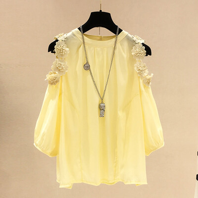 

T-Shirt Women tops girl Short Sleeve Off Shoulder Lace Sexy Cute Casual summer tops