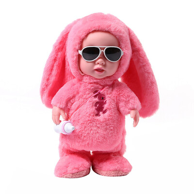 

Tailored Cute baby bottle enameled doll multi-functional plush toy