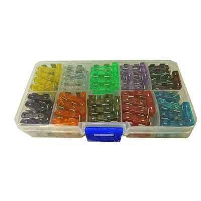 

100 Pcs Car Fuse Car Insurance Sheet Fuse Inserts 2A3A5A75A10A15A20A25A30A35A Medium Fuse