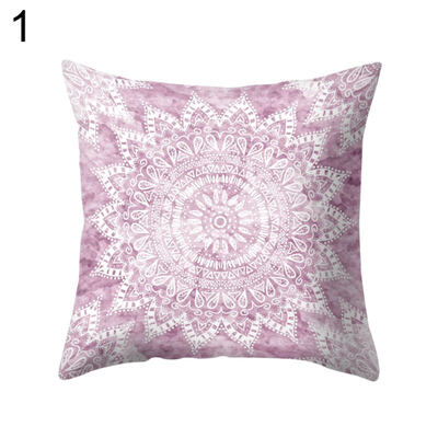 

Mandala Bird Dots Throw Pillow Case Cushion Cover Sofa Bed Car Cafe Office Decor