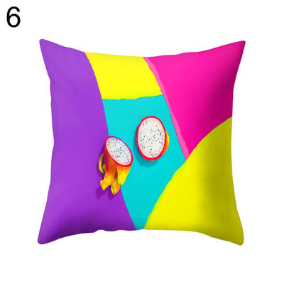 

Fruit Pineapple Pawpaw Throw Pillow Case Cushion Cover Sofa Bed Car Cafe Decor