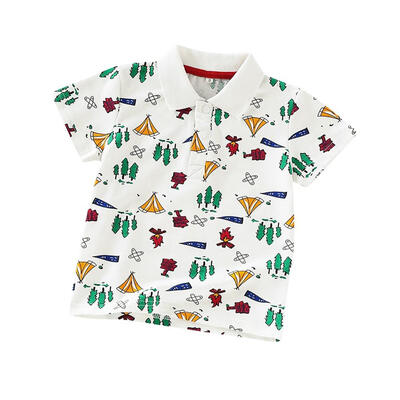 

Baby Boy Clothes Baby Boy Summer Cotton Christmas Tree Print T-shirt Tops Blouse Short Sleeve Casual Tee Shirts