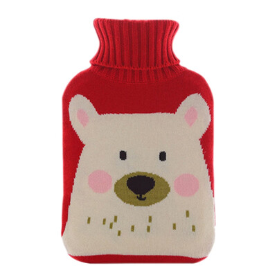 

Hot Water Bottle With Knit Bottle Cover Large Hot Water Bottle Rubber Warm Hand Hot Water Bottle For Warm Hands Warming Supplies
