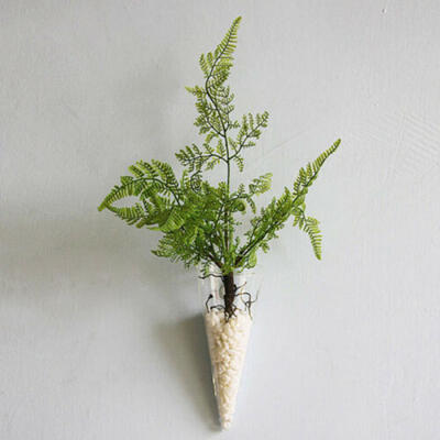 

Glass Wall Mounted Hanging Vase Terrarium Bottle For Plant Flower Home Decor