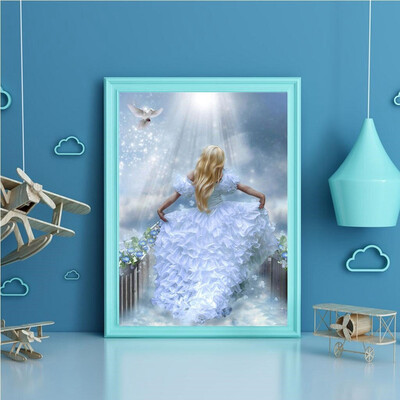 

Gobestart 5D Embroidery Paintings Rhinestone Pasted DIY Diamond Painting Cross Stitch Full Diamond