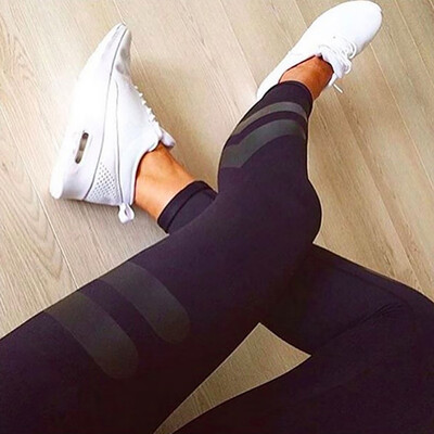 

Women Slim Fit High Waist 2019 New Sports Pants Solid Color Concise Casual Quick Dry Fitness Pants Leggings