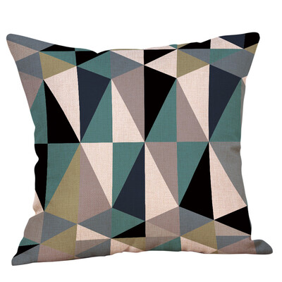 

Siaonvr Geometric Printed Cotton Linen Throw Pillow Cases Sofa Cushion Cover Home Decor