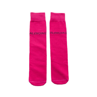 

Girls Kids Toddler Middle Knee High Socks Colours Cotton Baby Girl Socks Letter Print Solid Princess Socks 3-12 Y
