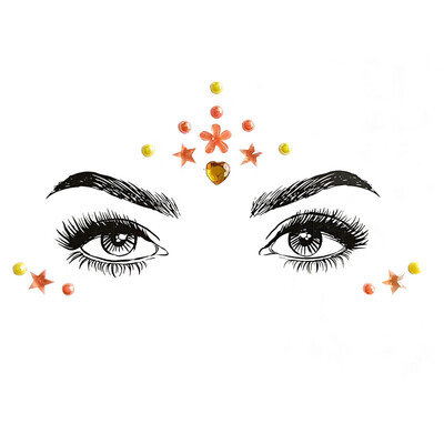 

〖Follure〗Face Gems Adhesive Glitter Jewel Tattoo Wedding Festival Rave Party Body Make Up