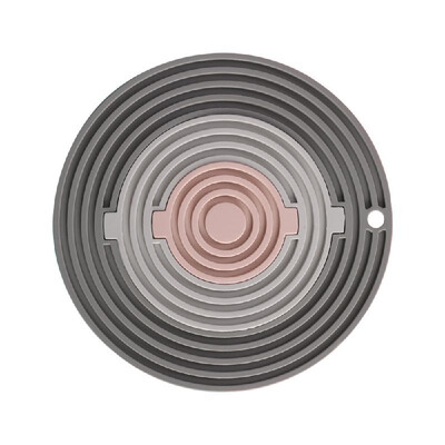 

3 in 1 Silicone Trivet Mat Hot Pads Placemats Non-slip Heat Resistant Waterproof for Hot Dishes Pots Pans Trivets