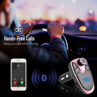 

〖Follure〗Bluetooth FM Transmitter FM MP3 Players Modulator Handsfree Dual USB Charger A27