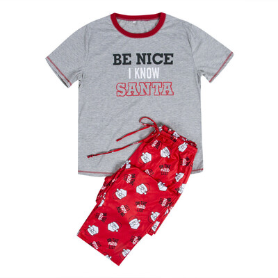 

Christmas Family Matching Pyjamas PJS Set Xmas Santa Sleepwear Nightwear Gift