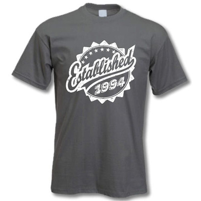

Established 1994-24th Birthday GiftPresent T-Shirt Mens