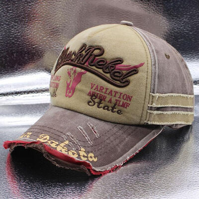 

Vintage Letter Baseball Caps Dad Casquette Snapback Caps Bone Hats For Men Women Gorras Washed Cotton Cap