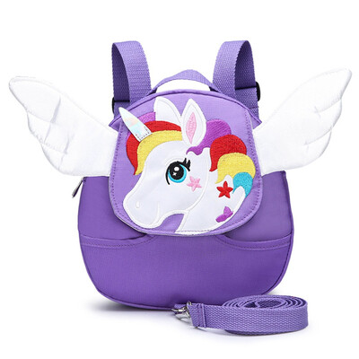 

Cute School Bag Cartoon Unicorn Shiny Sequins Mini Backpack Girl School Travel Shoulder Bag