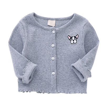 

Spring Girls Sweaters Casual Long Sleeve Sweater for Girls Baby Cute Cartoon Appliques Clothes Autumn