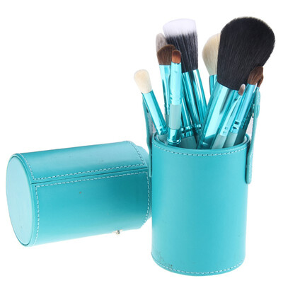 

12Pcs Makeup Brushes Container Tube maquiagem pinceaux maquillaje Eyeshadow Foundation Highlighter Naked Palette