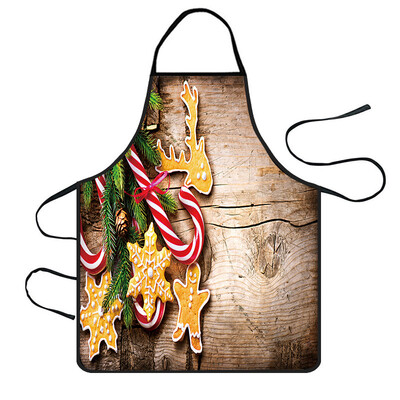 

Tailored Christmas Decoration Waterproof Apron Kitchen Aprons Dinner Party Apron