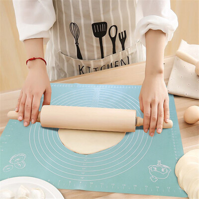 

Gobestart Non-Stick Silicone Baking Cake Dough Fondant Rolling Kneading Mat