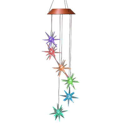 

Outdoor Waterproof Solar Powered LED Color Changing Light Mobile Wind Chimes for Home Party Festival Garden Decor