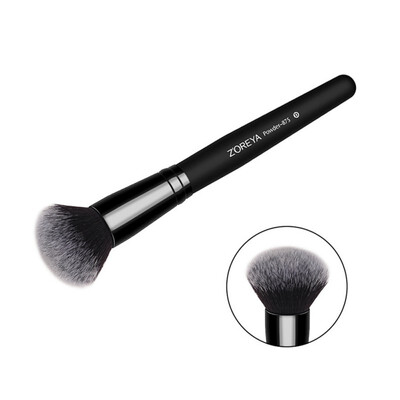 

Black Contour Makeup Brush Soft Makeup Shape Fan Cosmetics Brush Large Fan Brush Blush Powder Foundation Make Up Tool